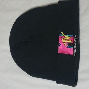MTV Black beanie